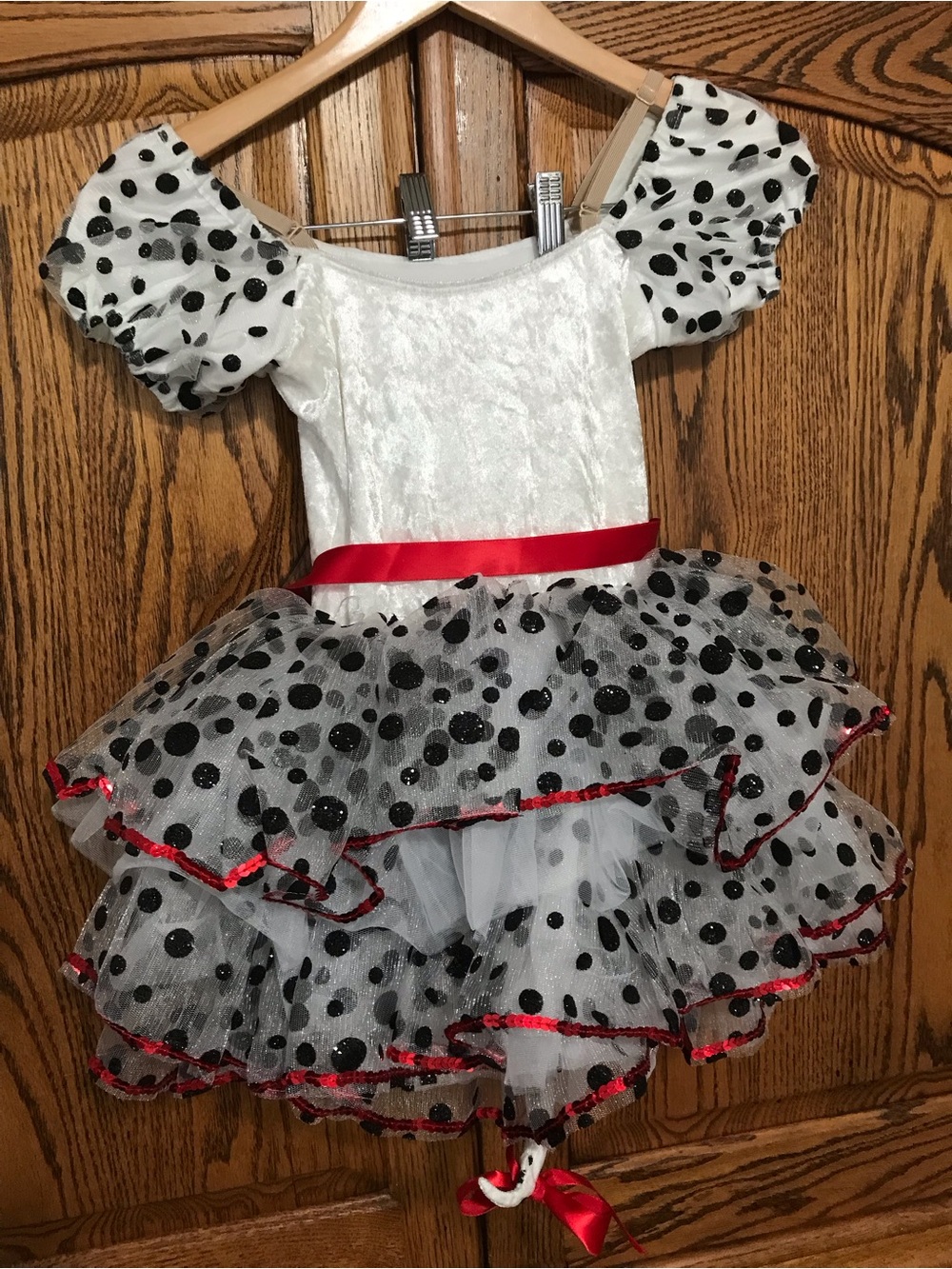 Revolution Girls Small Puppy Dog Dalmatian Dance Tutu Ballet Costume - Picture 4 of 6